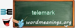 WordMeaning blackboard for telemark